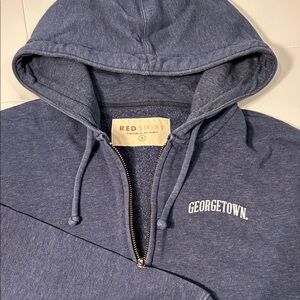 Georgetown College Wear Blue Women's Full Zip Hoodie